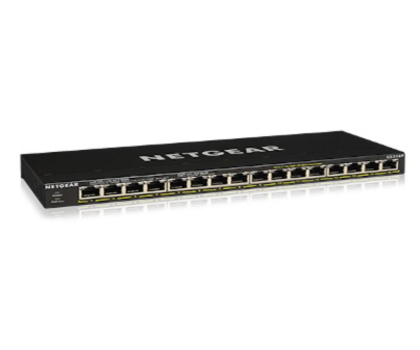 Switch Netgear 16p GS316P (16x10/100/1000Mbit, 16xPoE+)